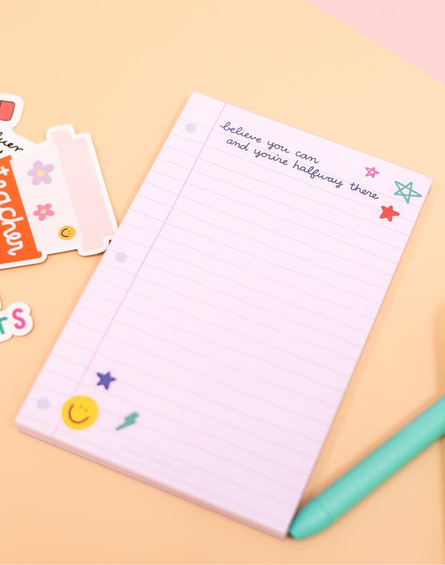 Believe You Can Smiley Notepad, 1 of 5