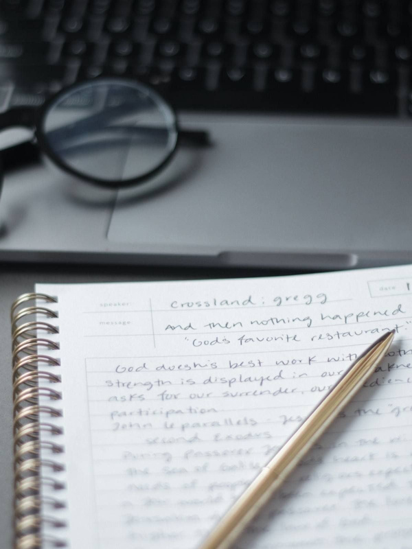 Dove Grey Bible Study Spiral Notebook, 13 of 13