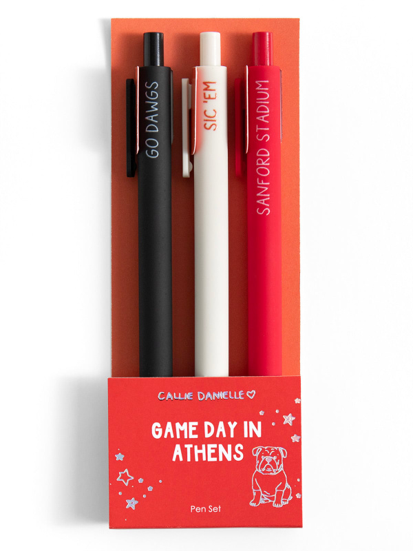 Athens Football Game Day Pen Set, 1 of 4