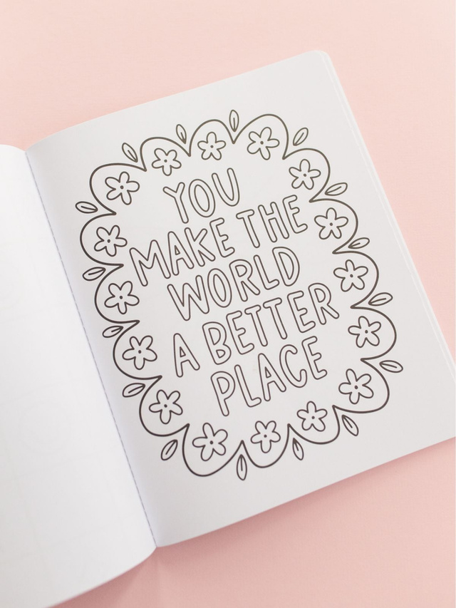 Bows & Blooms Coloring Book, 2 of 11