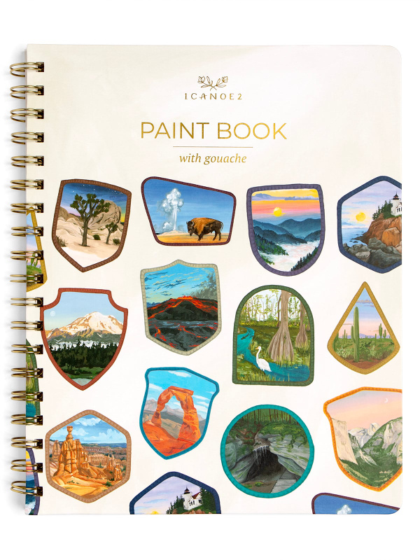 National Parks Learn-To-Paint Gouache Paint Book, 5 of 7