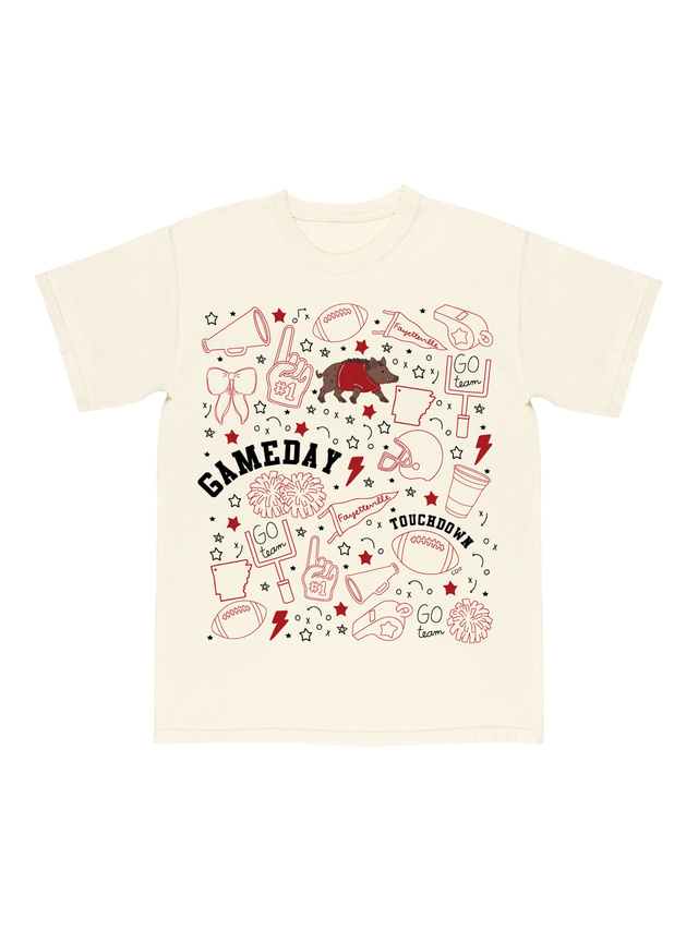Fayetteville Football Game Day Tee - Ivory, 4 of 5
