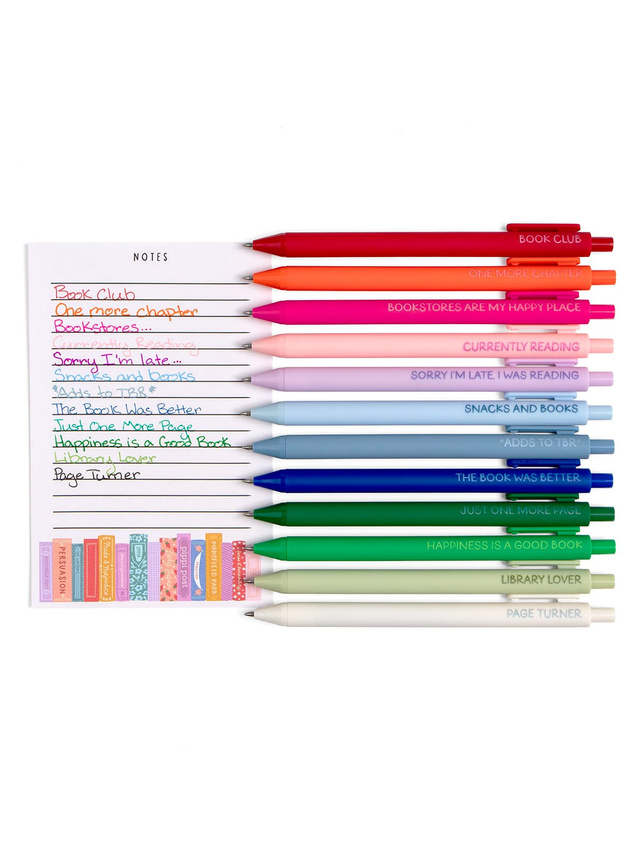Book Nook Reading Quotes Pen Set of 12, 3 of 3