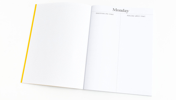 Week In The Life™ Black and White Notebook, 3 of 6