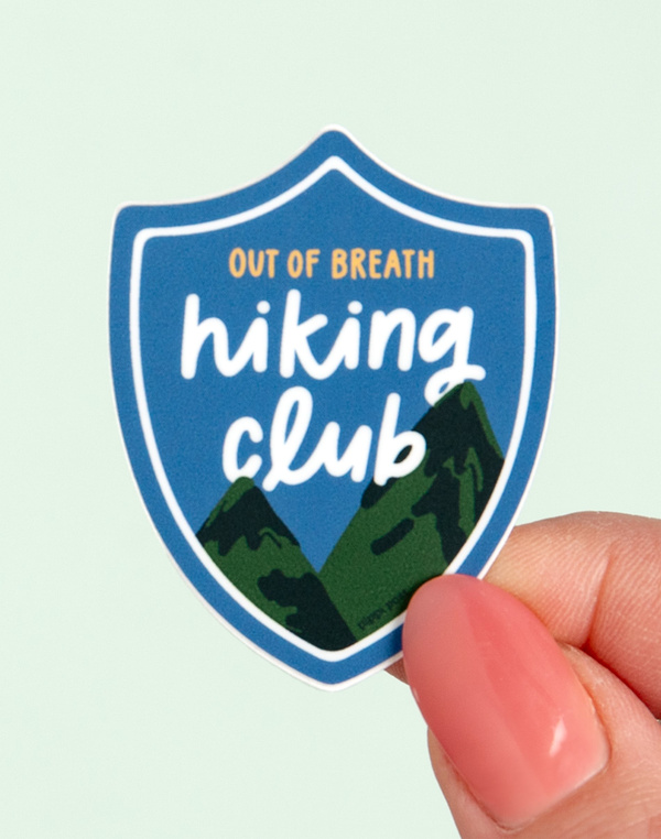 Hiking Club Decal Sticker, 5 of 5