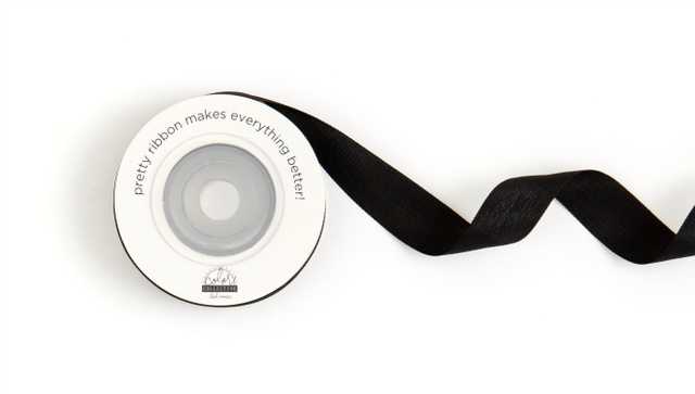 Color Collective 1/2" Ribbon - Black, 1 of 1