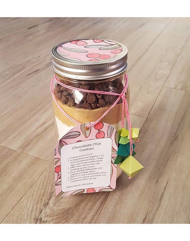 Digital Printable Cookie Recipe-In-A-Jar Tag, 3 of 3