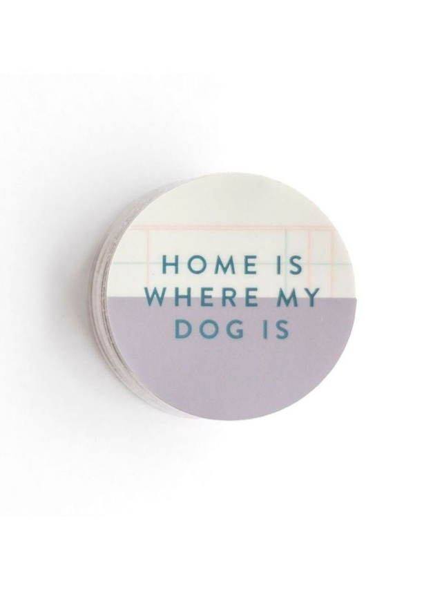 Home Is Where My Dog Is Decal Sticker, 1 of 2