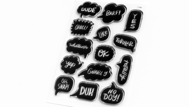 Speech Bubbles 4×6 Stamp Set, 2 of 2