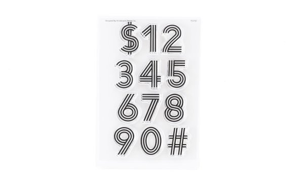 Numbers Are Awesome #21 4×6 Stamp Set, 1 of 2