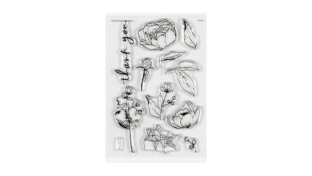 Stamp Set : 4×6 Florals, 1 of 4