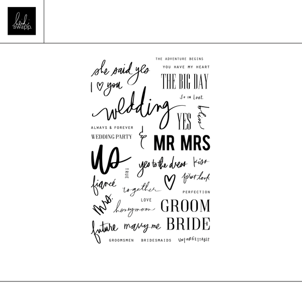 Digital 4×6 She Said Yes Stamp, 1 of 1