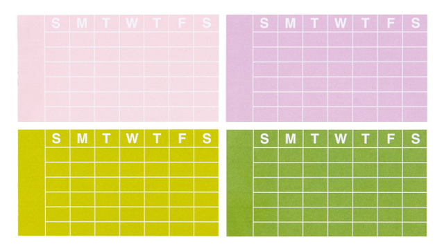 Calendar Notepad - 2×3.75 Brights, 1 of 3