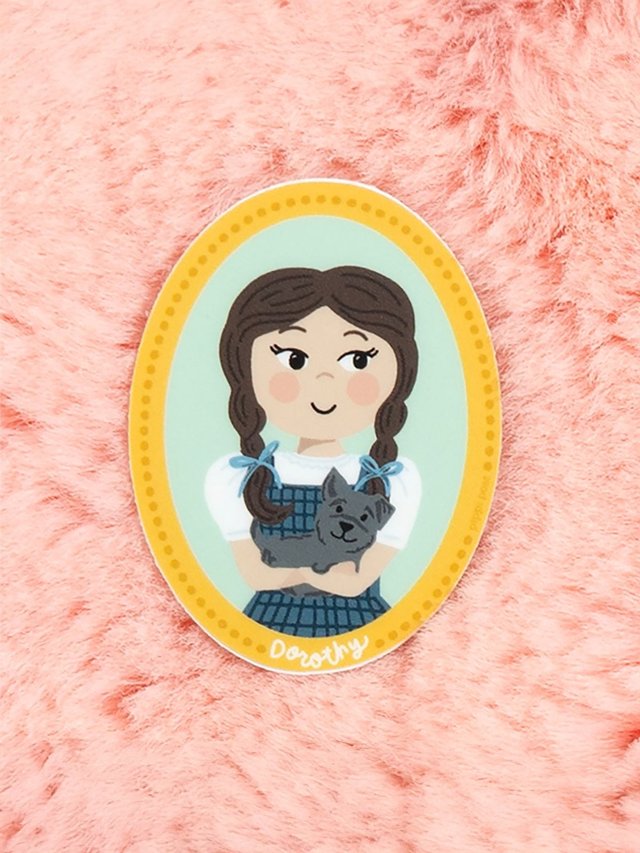 Wizard of Oz Dorothy Portrait Decal Sticker, 2 of 3