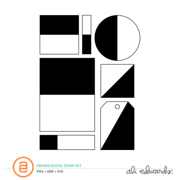 Shapes Digital Stamp Set, 1 of 1