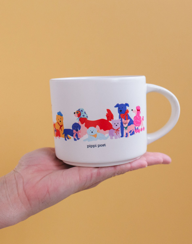 Dapper Dogs Large Ceramic Mug, 2 of 5