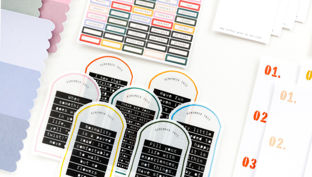 Week In The Life™ 2025 Main Kit , 5 of 9