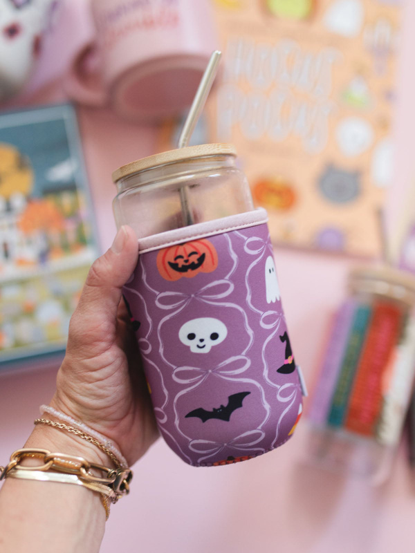 Spooky Cute Halloween & Bows Drink Sleeve, 2 of 5
