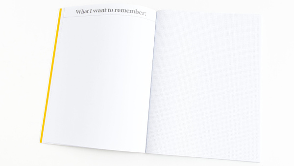 Week In The Life™ Black and White Notebook, 5 of 6