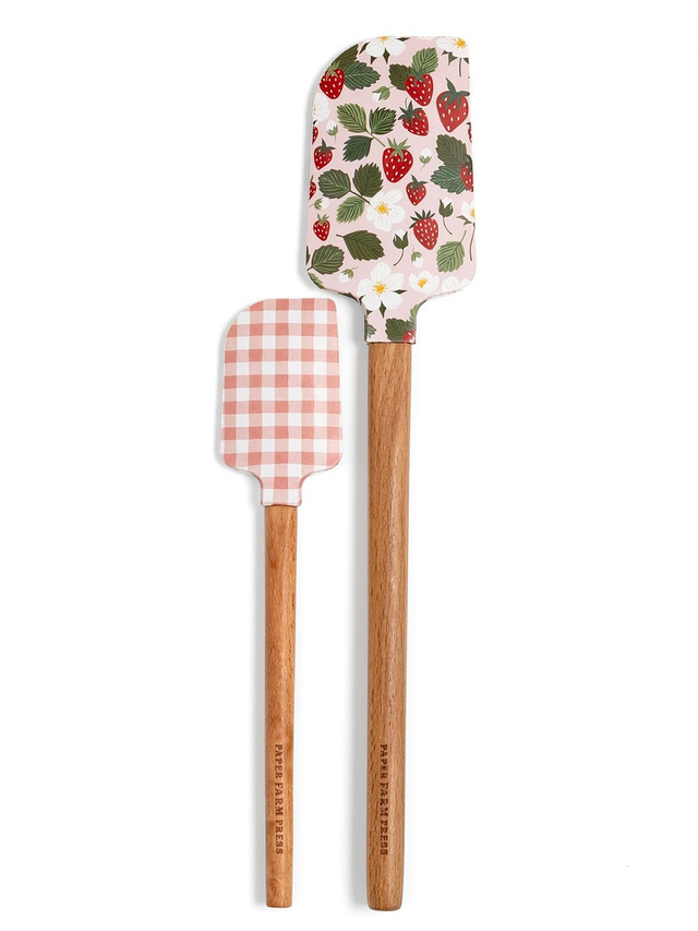 Strawberry Patch Silicone Kitchen Spatulas - Set of 2, 3 of 9