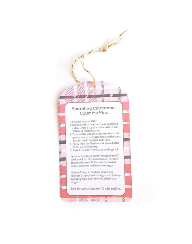 Digital Printable Muffin Recipe-In-A-Jar Tag, 2 of 3