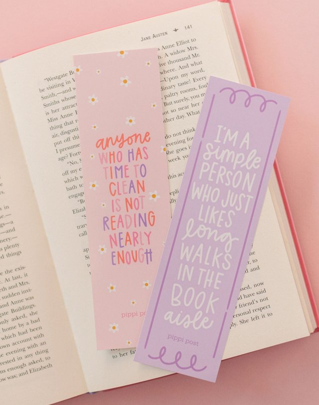 Long Walks in the Book Aisle Bookmark Set, 2 of 4