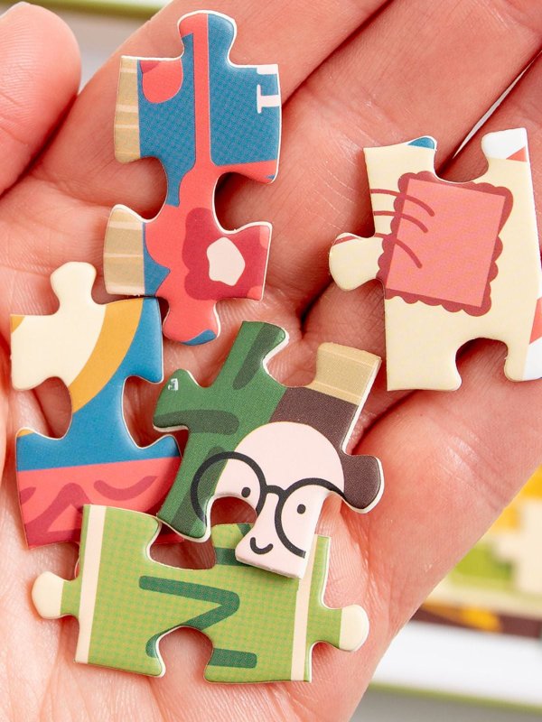 Classics Bookshelf - 400 Piece Panoramic Jigsaw Puzzle, 3 of 5