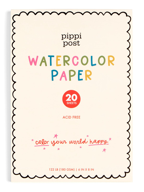 Watercolor Paper 6×8 Pad by Pippi Post, 5 of 6