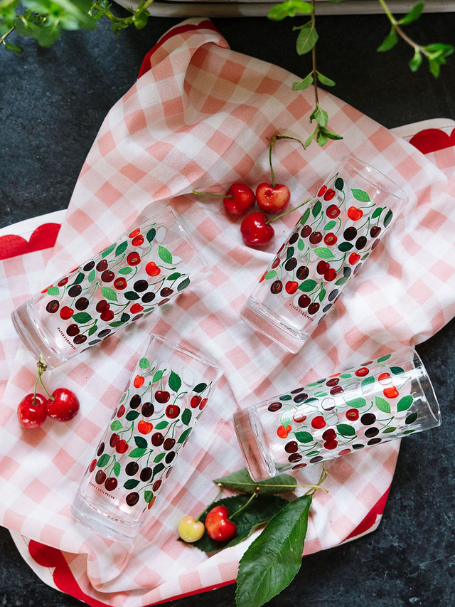 Cherry Grove Tall Juice Glass Set, 4 of 6