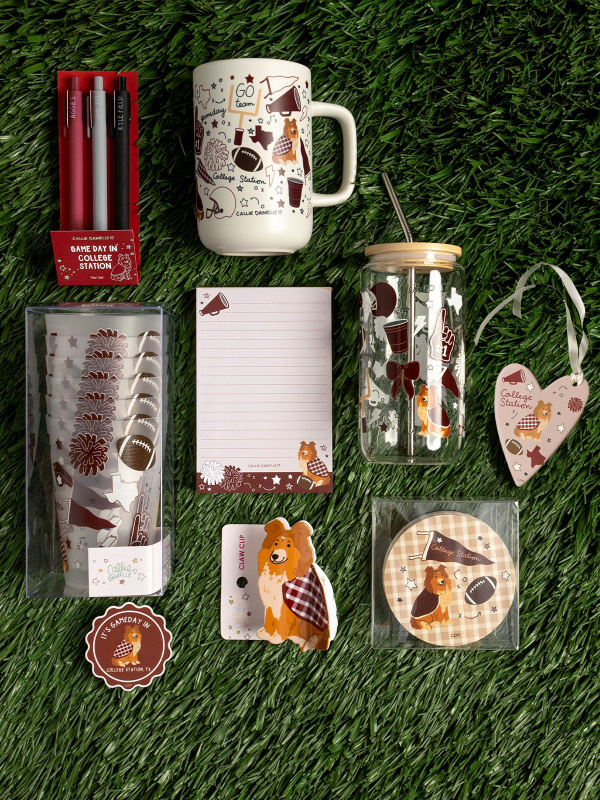 College Station Football Game Day 4×6 Lined Notepad, 2 of 2