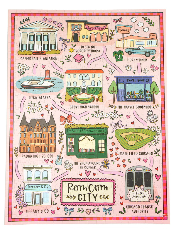 Rom Com City Map - 500 Piece Jigsaw Puzzle, 5 of 6