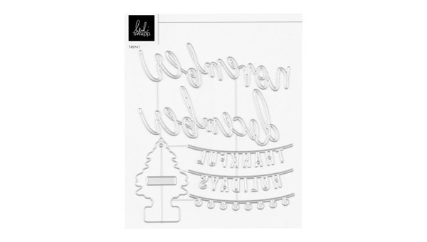 Metal Die Set - November & December, 1 of 2