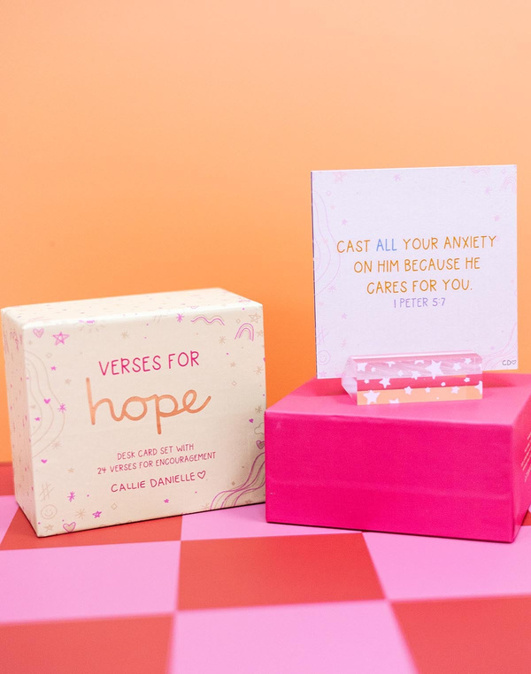 Verses For Hope – Bible Verse Card Set with Display Stand, 1 of 6
