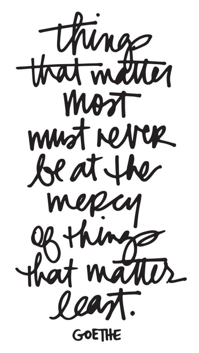 The Things That Matter Most | Handdrawn by Ali Edwards