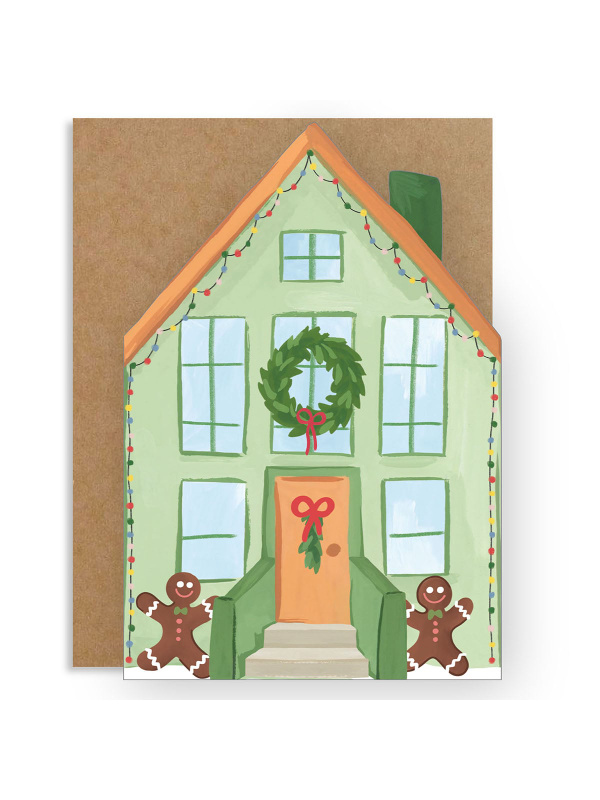 Holiday Village Specialty Greeting Card Set, 4 of 6