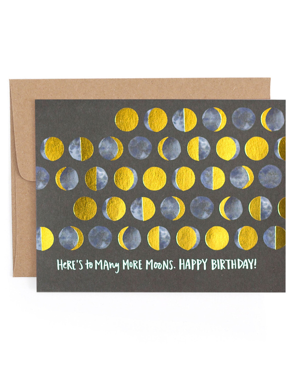 Many Moons Birthday Greeting Card, 1 of 1