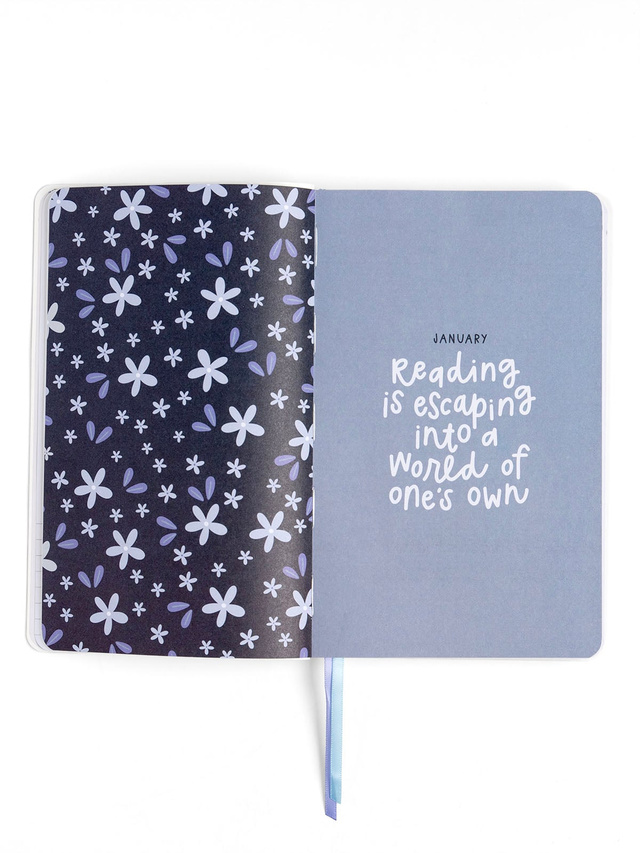 Blue Floral & Bows Petite Planner : 2027 Calendar Year, 9 of 14