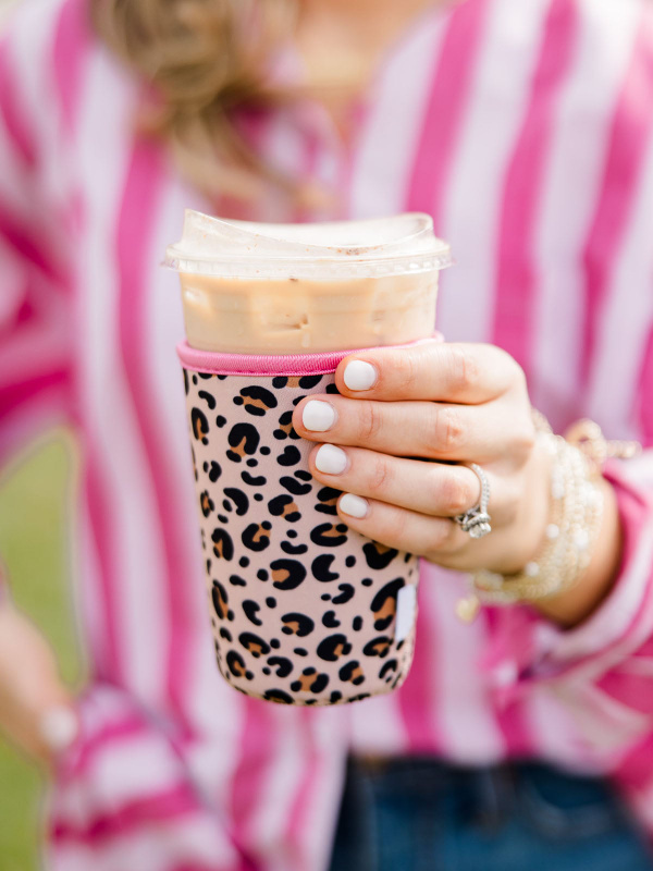 Leopard Print Drink Sleeve, 1 of 5