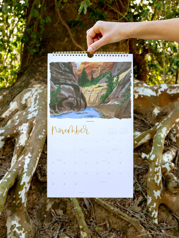 2027 National Parks Hanging Wall Calendar, 6 of 7