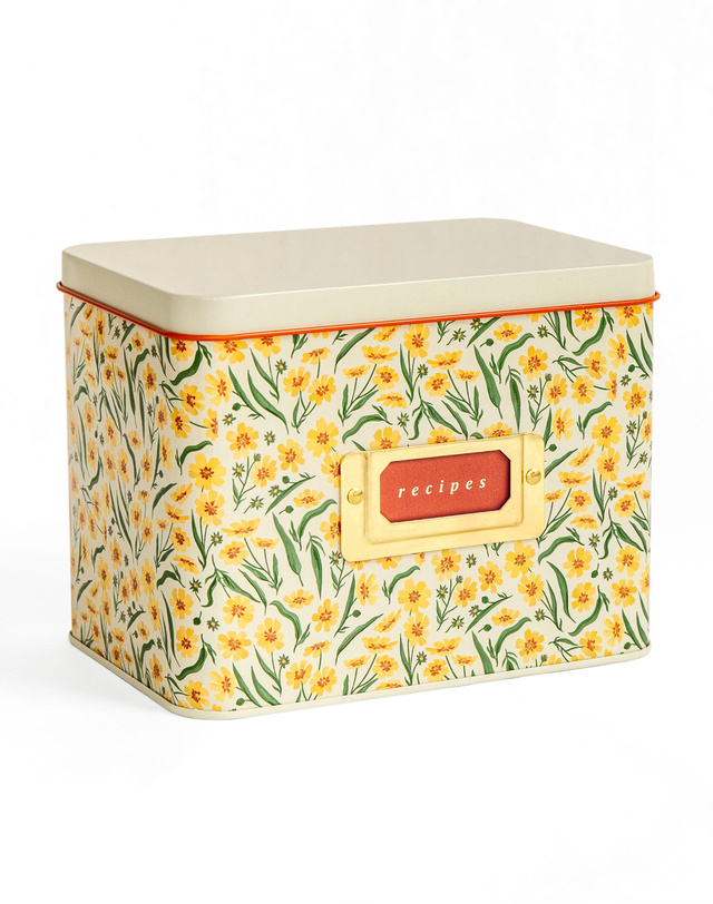 Goldenmane Tin Recipe Box, 4 of 6