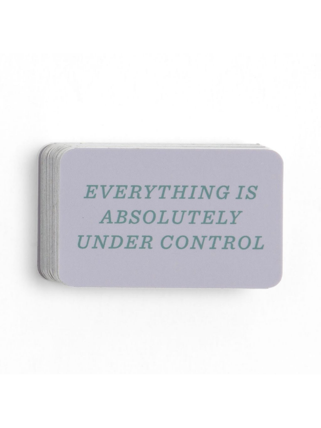 Everything Is Under Control Decal Sticker, 1 of 3