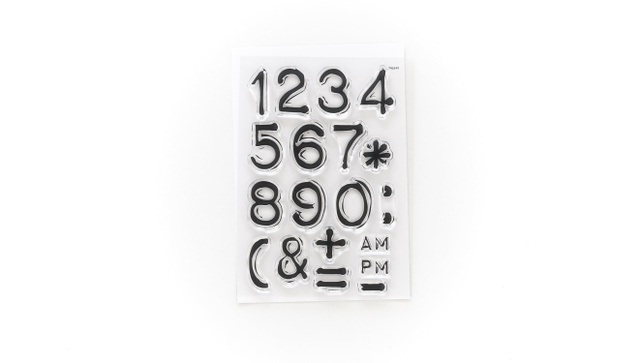 Numbers Are Awesome #8 4×6 Stamp Set, 1 of 2