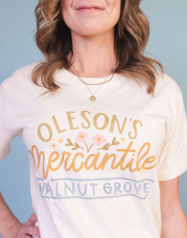 Oleson's Mercantile Tee - Ivory, 3 of 4