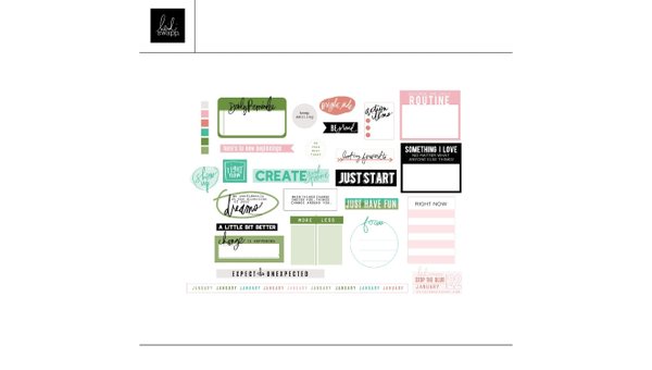 Stop The Blur January 2022 Digital Printable, 1 of 1