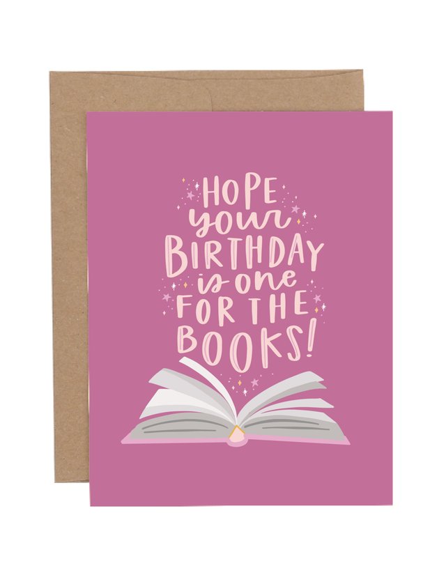 One for the Books Birthday Greeting Card, 1 of 1