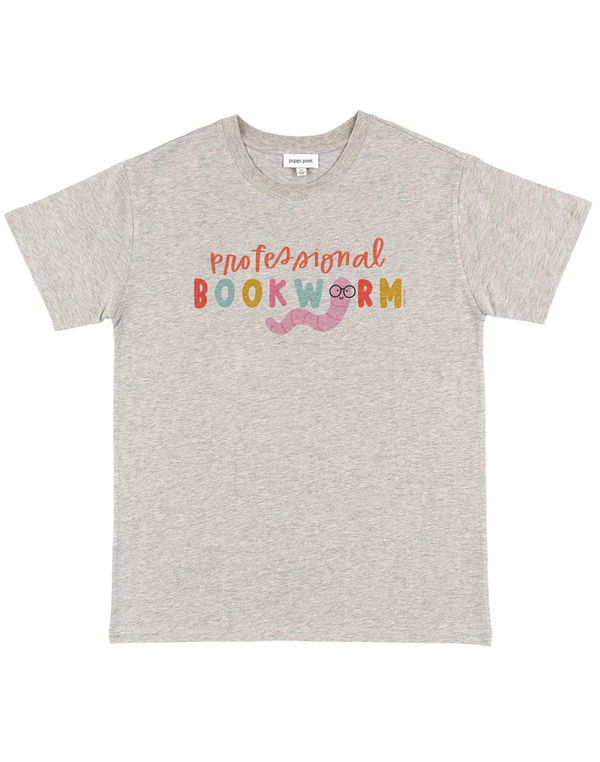 Professional Bookworm Tee - Ash, 4 of 4