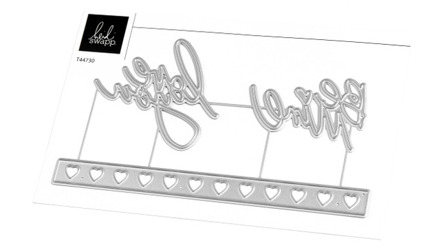 Metal Die Set - Mini Words & Confetti, 2 of 2