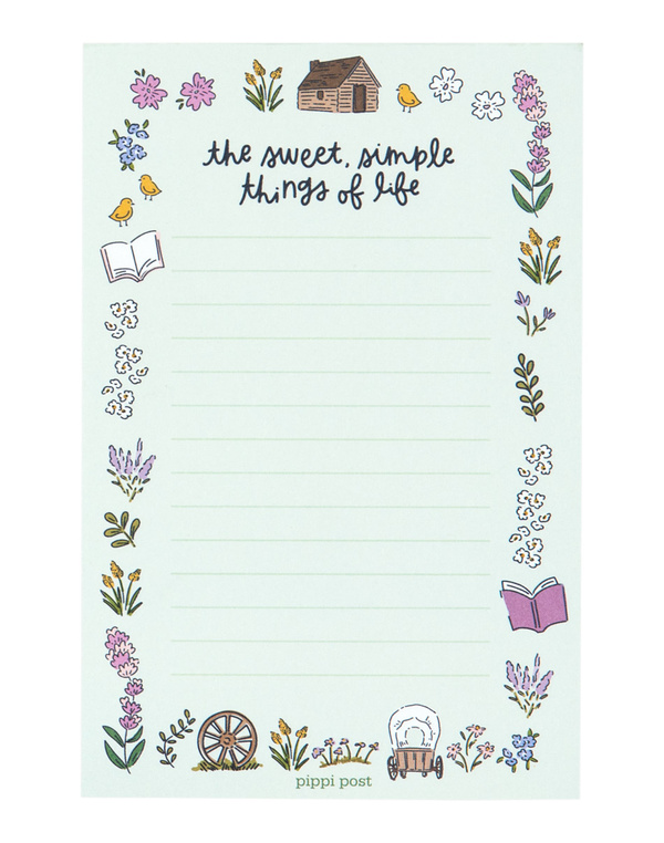 Sweet Simple Things Little House on the Prairie 4×6 Notepad, 2 of 3