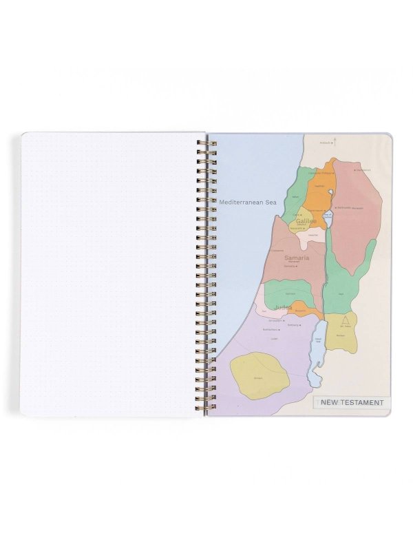 Happy Daisy Bible Study Spiral Notebook with Reference Maps by Callie Danielle, 5 of 9