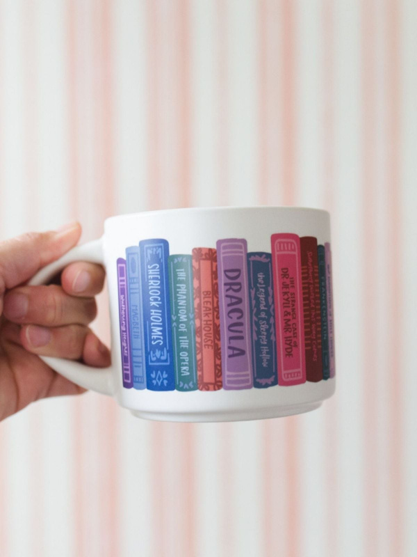 Spooky Books Halloween Large Ceramic Mug, 1 of 2